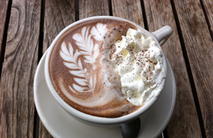 Mmm: hot chocolate from Verve in Santa Cruz