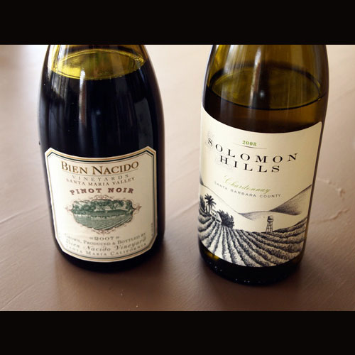 Bien Nacido and Solomon Hills wines