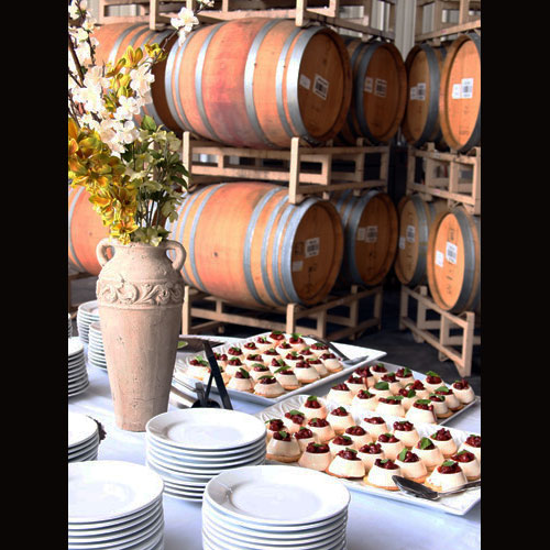 shortcakes and wine barrels