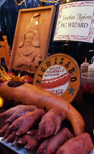 Don't miss the Pig Wizard in action at Wine and Swine on Friday