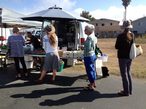 always a line for salad mix