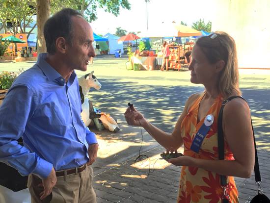author and director Jeffrey Smith, interviewed by Rachel Duchak for the second installment of "A Foodie's Guide to Avoiding GMO$"