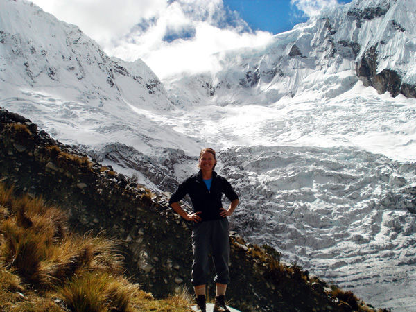 In my favorite top on my favorite trip: acclimatizing in the mountains near Huaraz in northern Peru